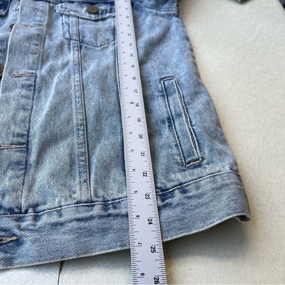 Show Me Your MuMu Light Blue Denim Jacket Women’s Size XS - Picture 5 of 9